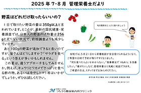 管理栄養士だより
